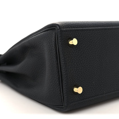 Hermes Togo Kelly Retourne 25 Black 9 of 11