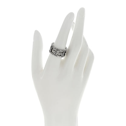 Gucci Sterling Silver Wide Square G Band Ring 56 7.5 2 of 4