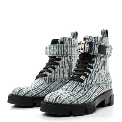 Givenchy Denim 4G Terra Boots 39 Blue 3 of 8