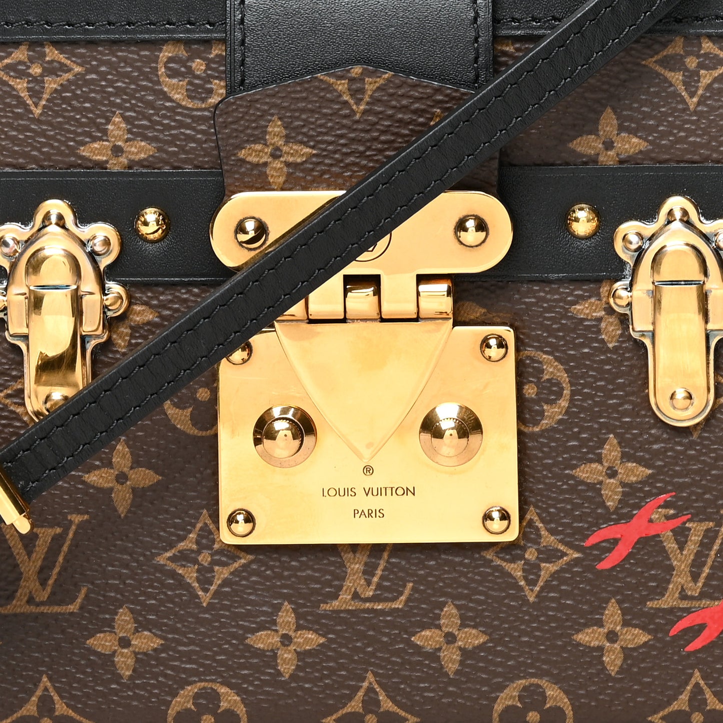 Monogram Petite Malle Black