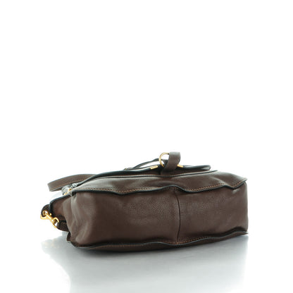 Chloe Calfskin Medium Marcie Satchel Coffee Shot 4 of 8