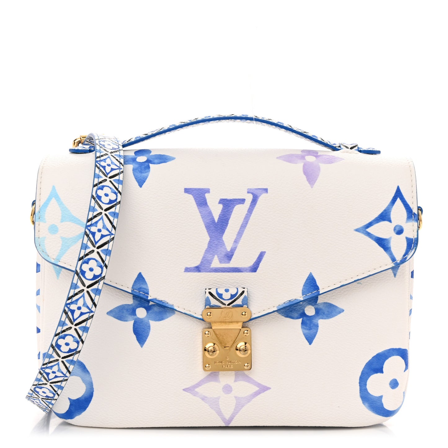 Monogram Giant By The Pool Pochette Metis MM Blue