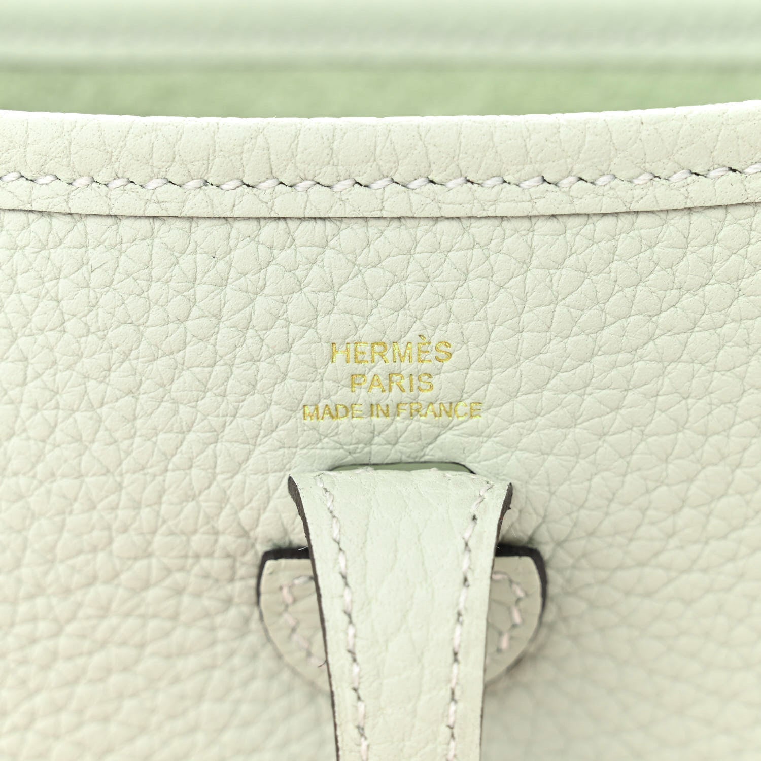 Hermes Taurillon Clemence Amazone Evelyne TPM Gris Neve 6 of 10