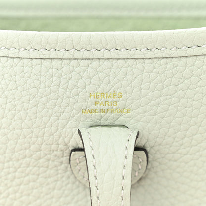 Hermes Taurillon Clemence Amazone Evelyne TPM Gris Neve 6 of 10