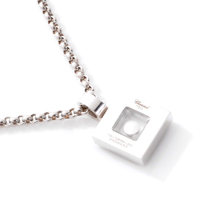 Chopard 18k Happy Diamonds Icons Square Necklace 6 of 6