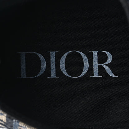 Christian Dior Canvas Oblique Walk'N'Dior Low Top Sneakers 37 Deep Blue 9 of 13