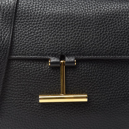 Tom Ford Calfskin Small T Clasp Tara Crossbody Bag Black 10 of 10