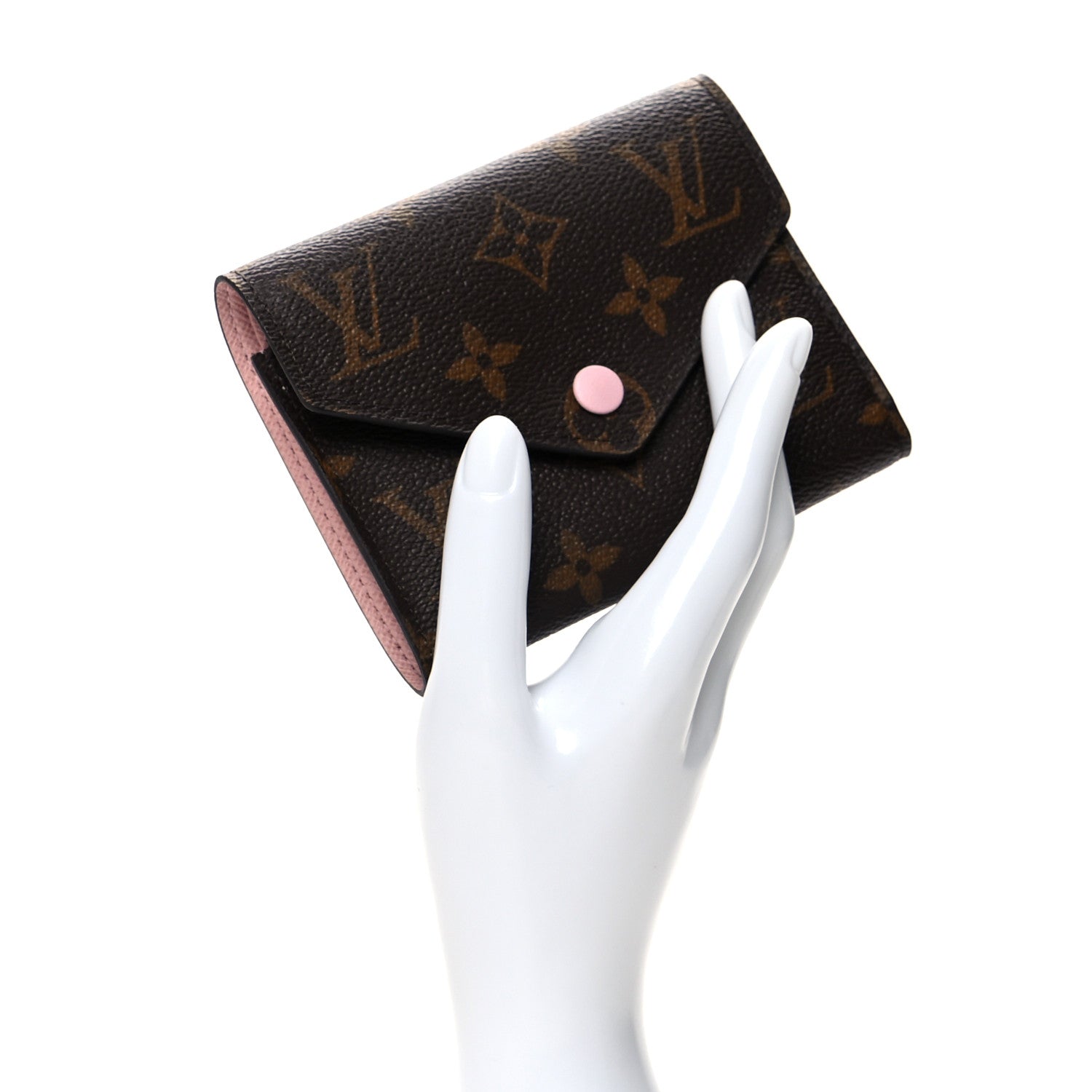 Louis Vuitton Monogram Victorine Wallet Rose Ballerine 2 of 7