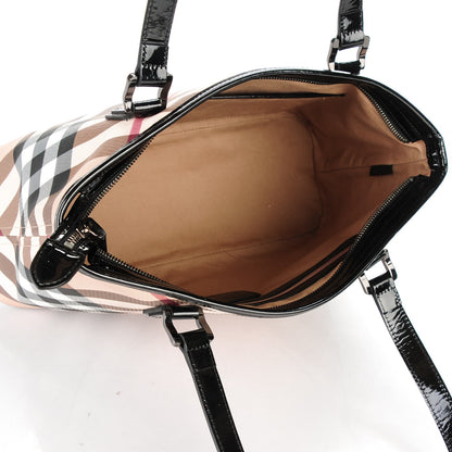 Burberry Supernova Check Regent Tote Black 5 of 8