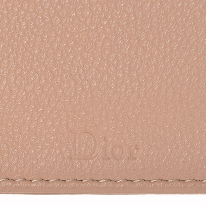 Christian Dior Grained Calfskin Diorama Wallet on Chain Pouch Nude 6 of 8