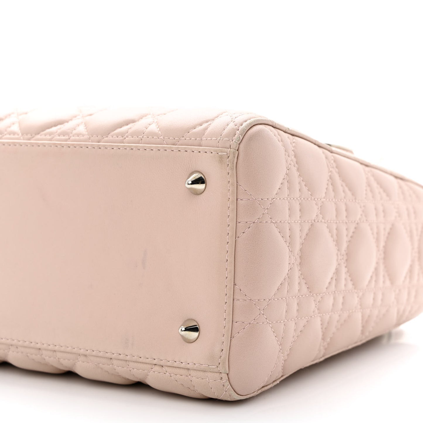 Lambskin Cannage Medium Lady Dior Light Pink