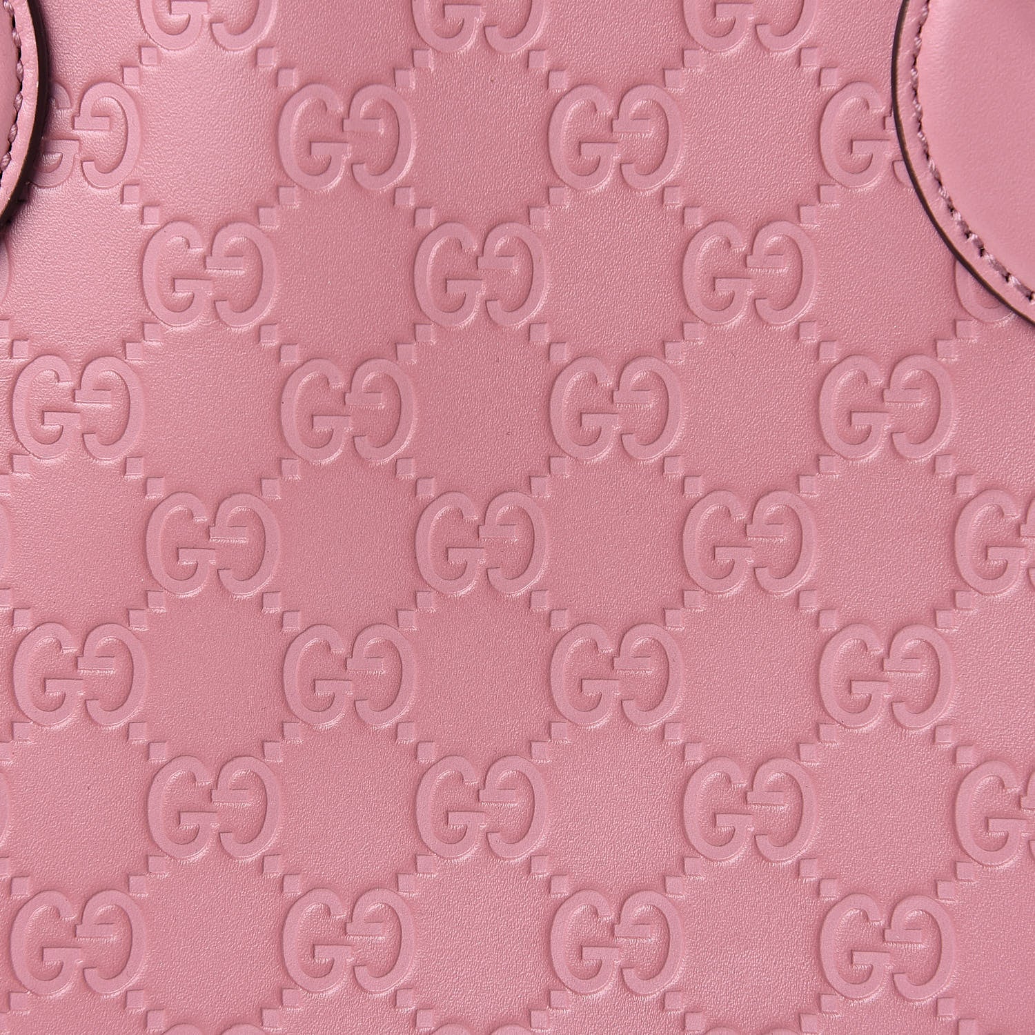 Gucci Guccissima Signature Small Zippered Bucket Tote Rose Baby Candy 12 of 13