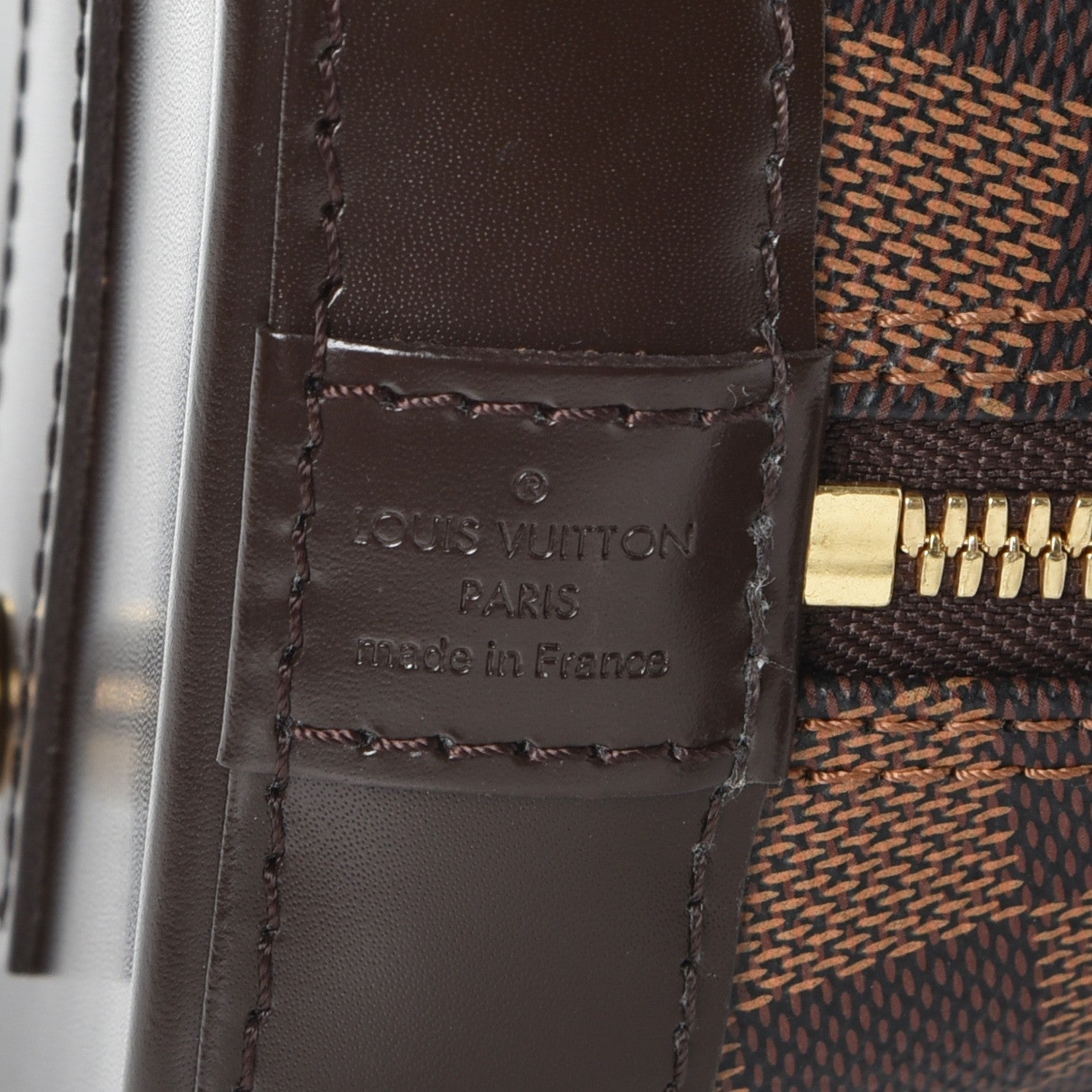 Louis Vuitton Damier Ebene Alma BB 7 of 8