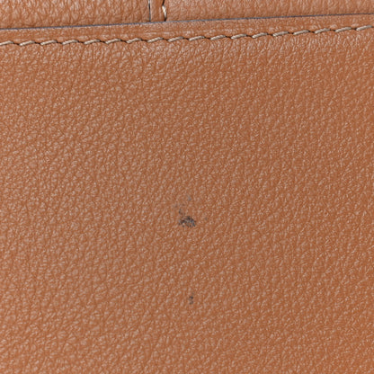 Delvaux Grained Calfskin Mini Brillant Satchel Natural 5 of 5