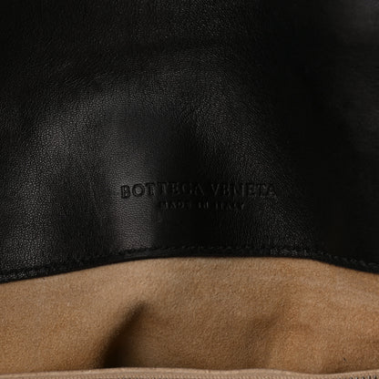Bottega Veneta Nappa Intrecciato Embroidered Lace Shoulder Bag Black 6 of 12