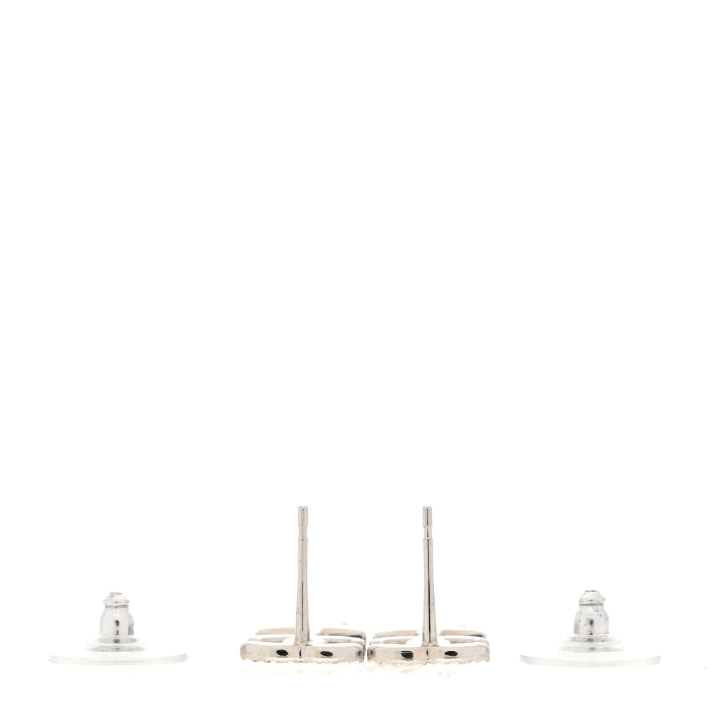 Crystal CC Starfall Drop Earrings Silver