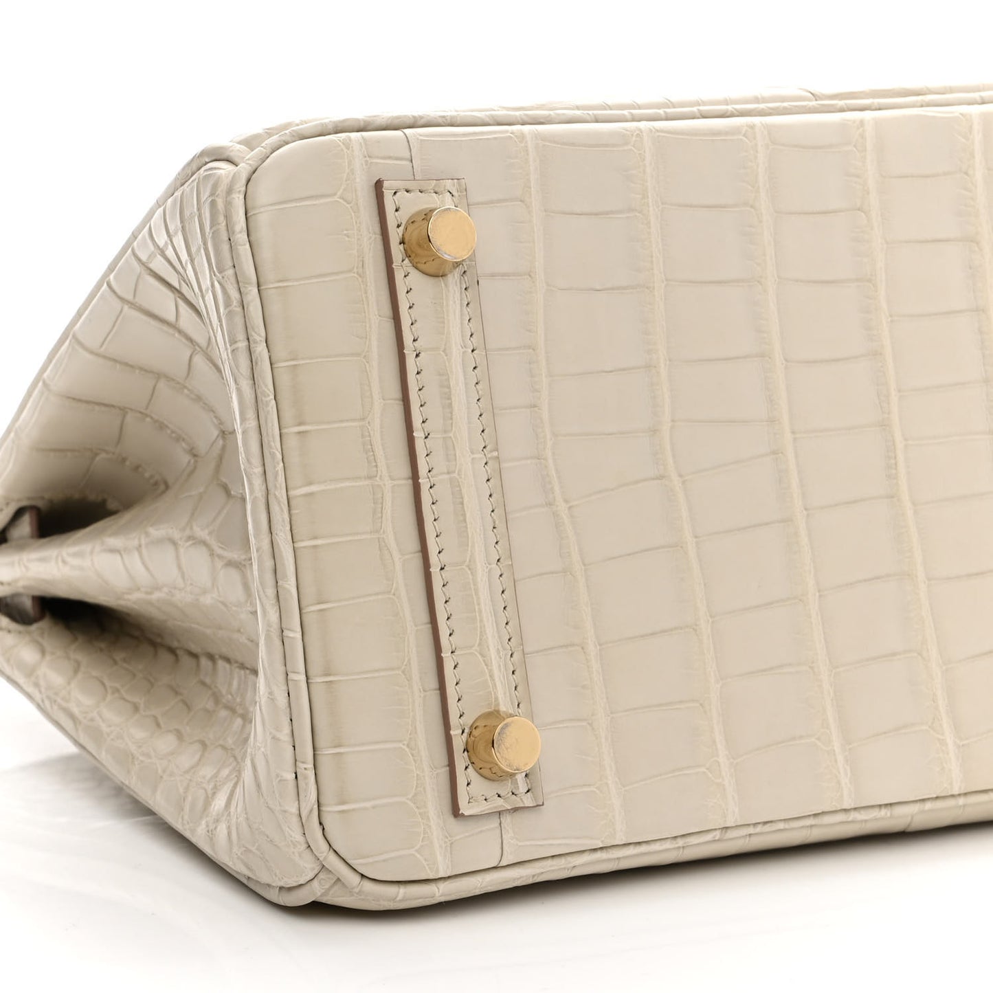 Matte Alligator Birkin 25 Beton