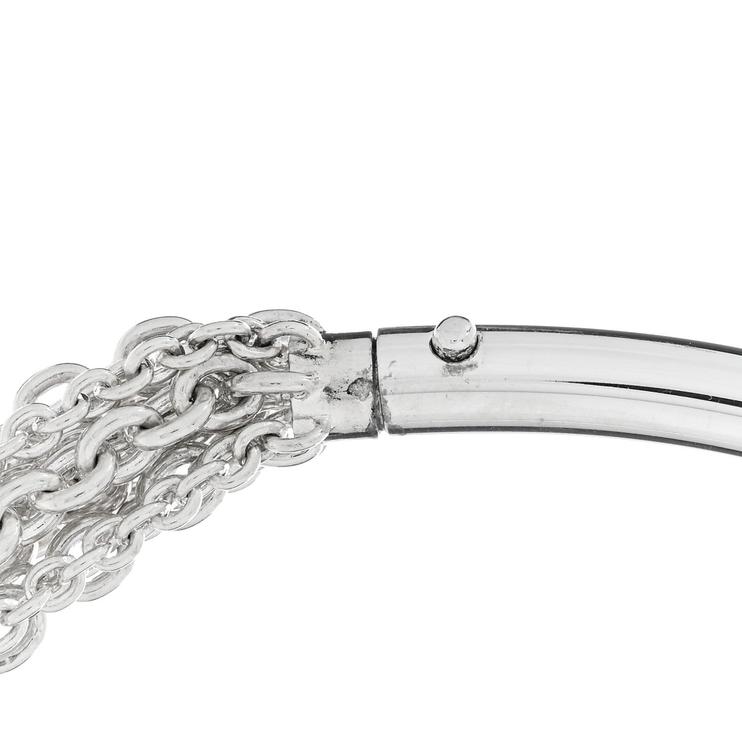 Hermes Sterling Silver Licol Collar Necklace ST 4 of 5