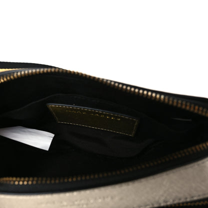 Marc Jacobs Metallic Saffiano Small Snapshot Camera Bag Silver Gold 6 of 10