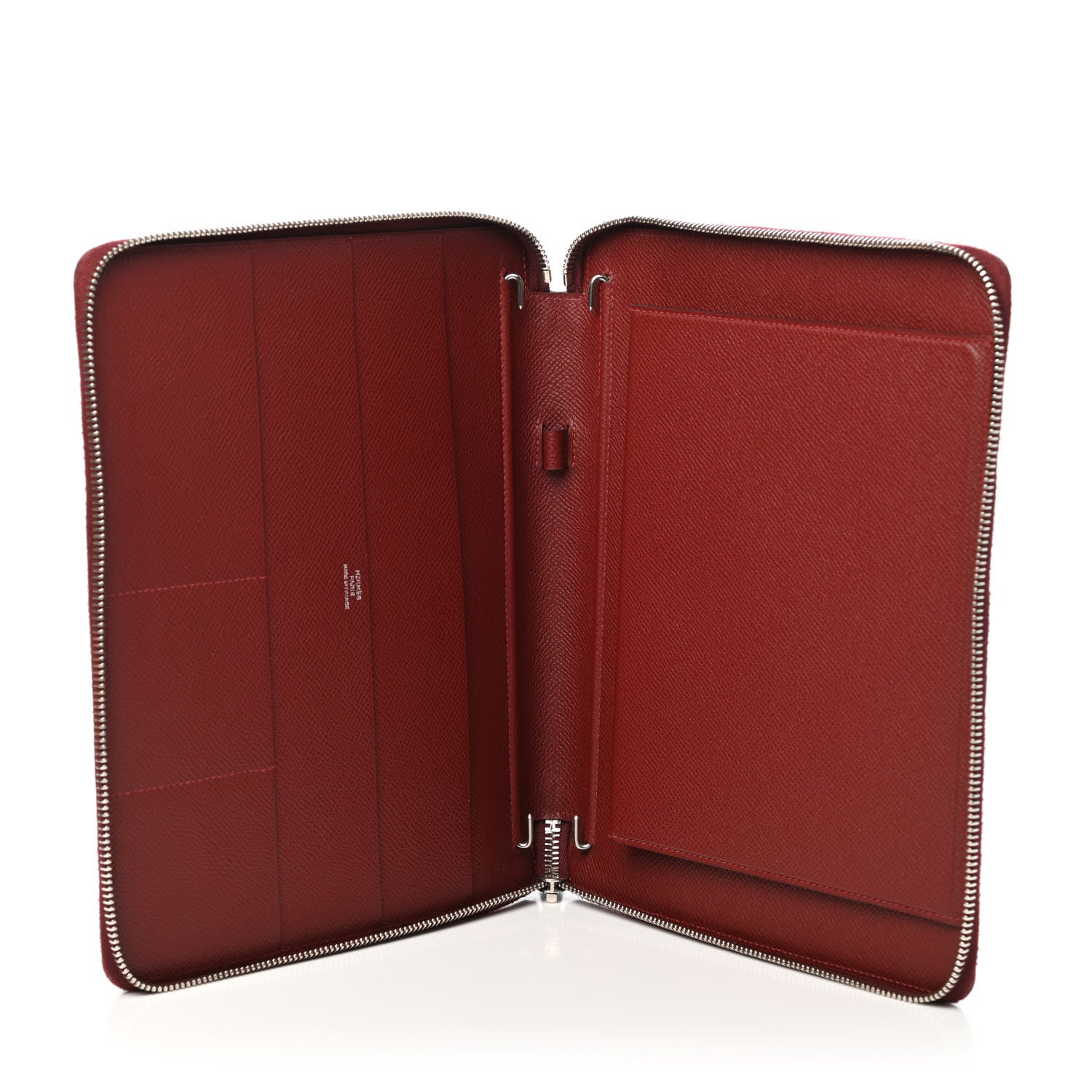 Hermes Epsom E-Zip iPad Notebook Cover Rouge H 5 of 7