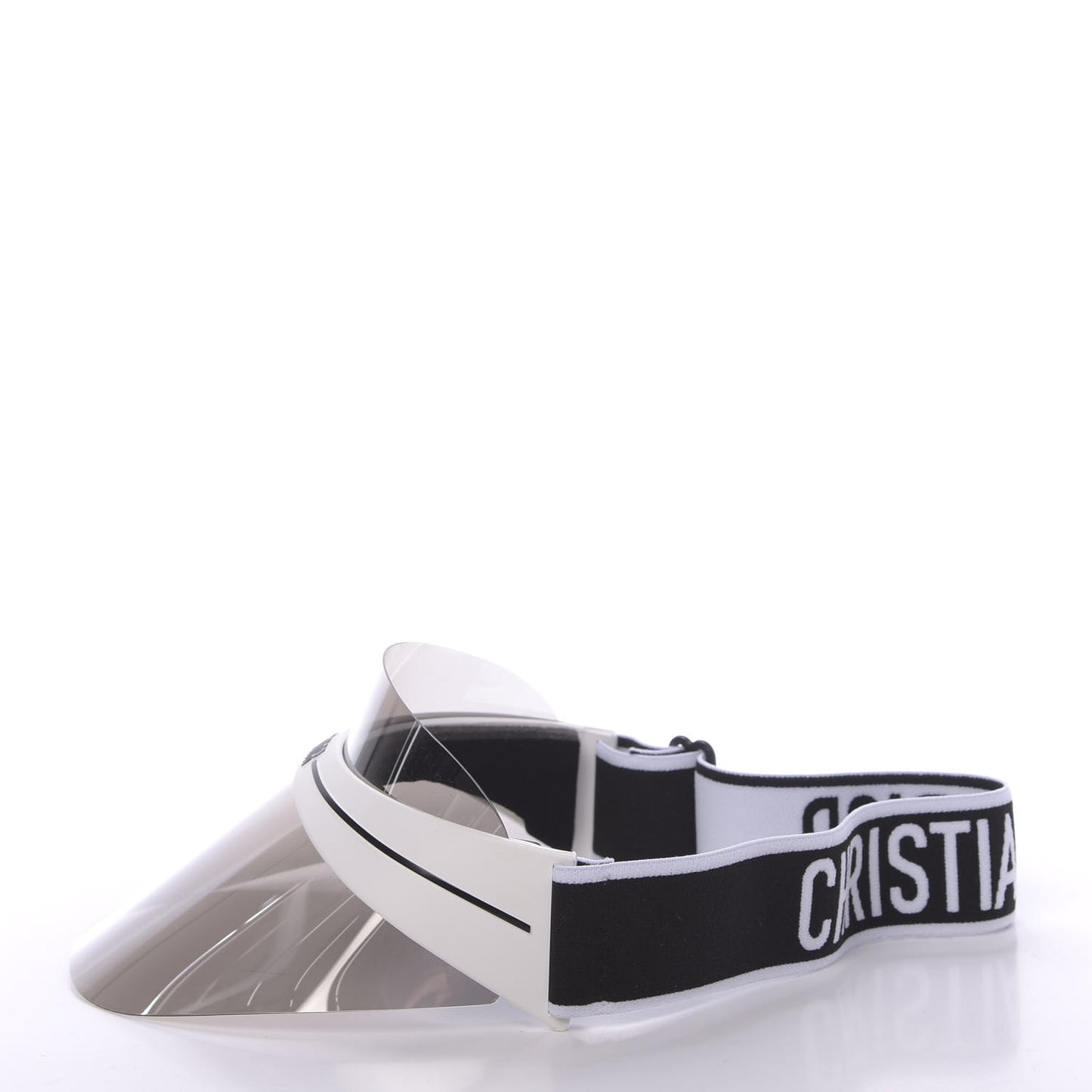 Mirrored DiorClub1 Sun Visor Silver
