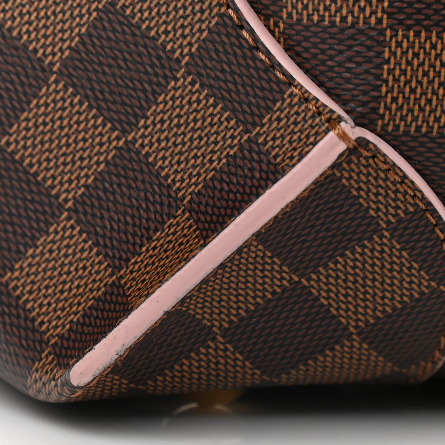 Damier Ebene Caissa Hobo Rose Ballerine