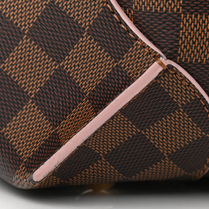 Louis Vuitton Damier Ebene Caissa Hobo Rose Ballerine 12 of 13