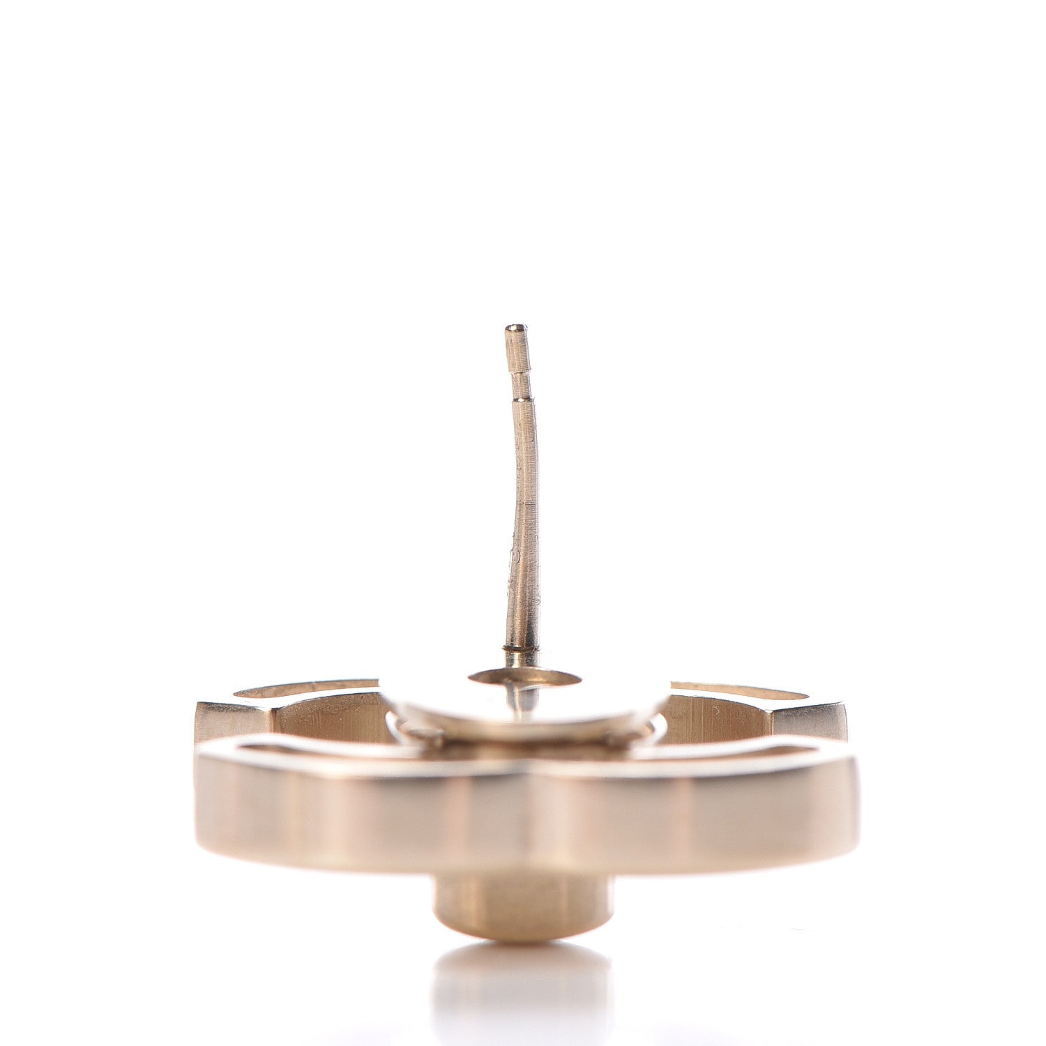 Chanel Metal CC Turnlock Interchangeable Earrings Gold 9 of 10