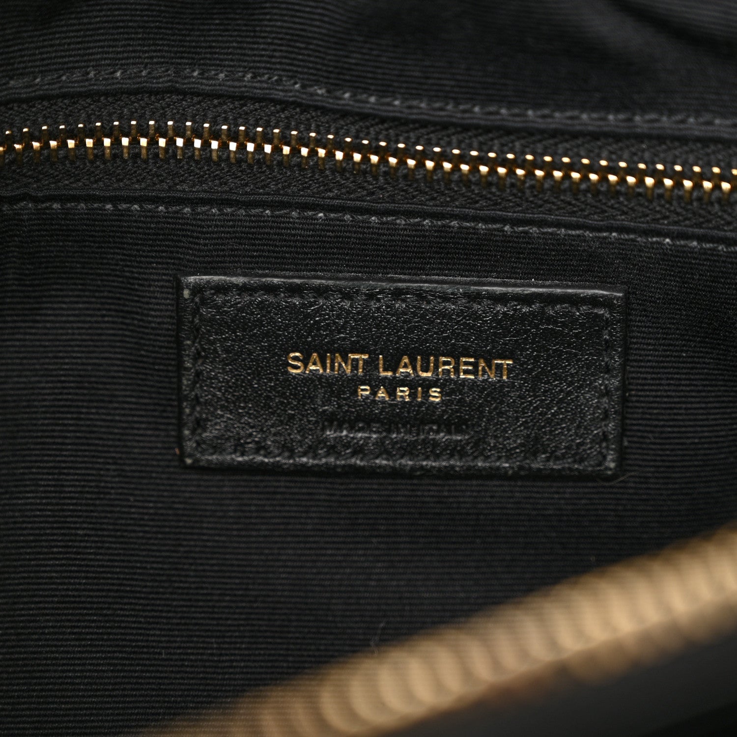 Saint Laurent Calfskin Y Quilted Monogram Medium Loulou Chain Satchel Black 7 of 15