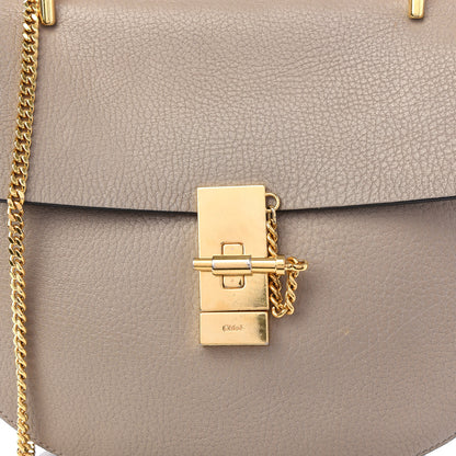 Chloe Grained Lambskin Drew Shoulder Bag Motty Grey 9 of 9