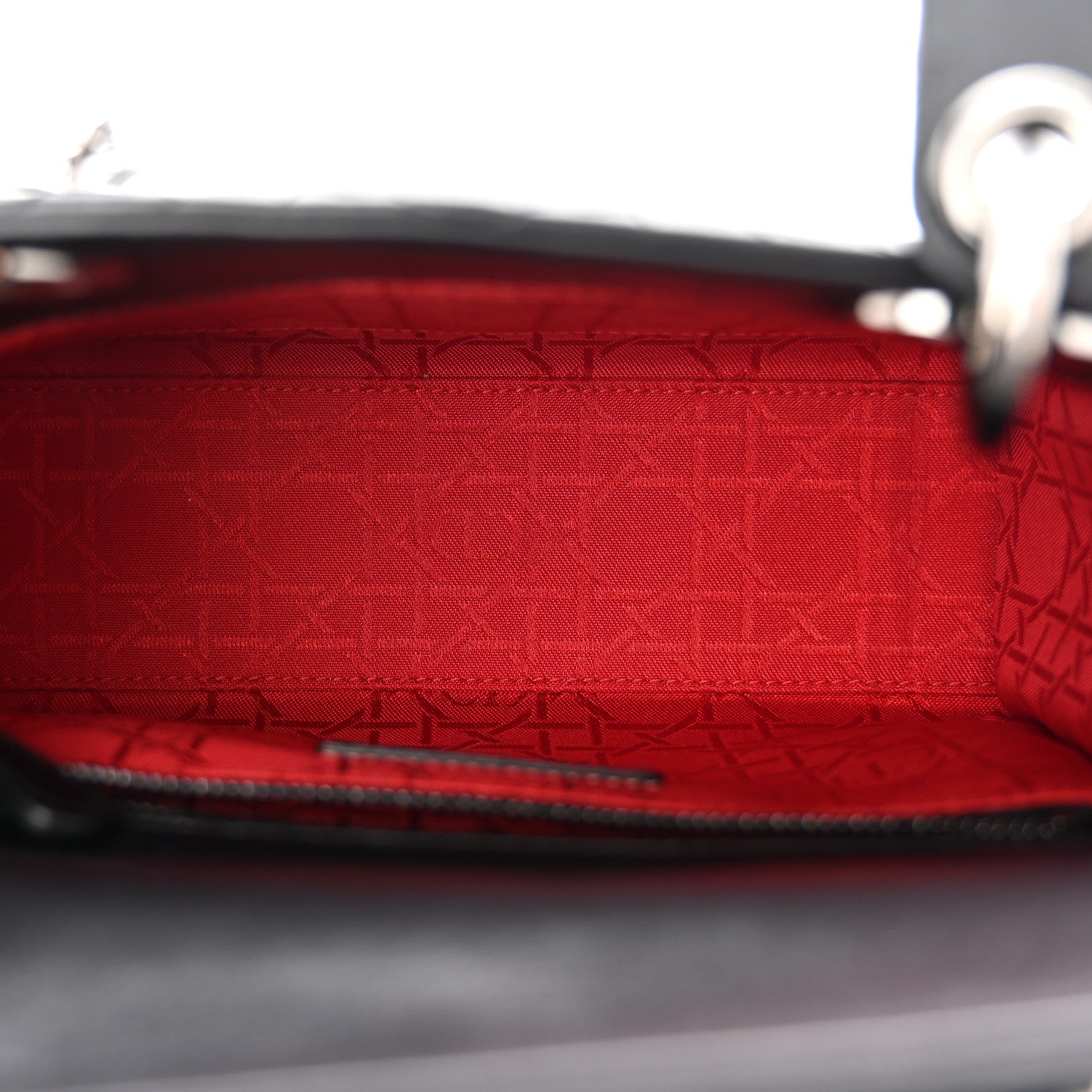 Christian Dior Lambskin Cannage Small My ABCDior Lady Dior Black 5 of 10