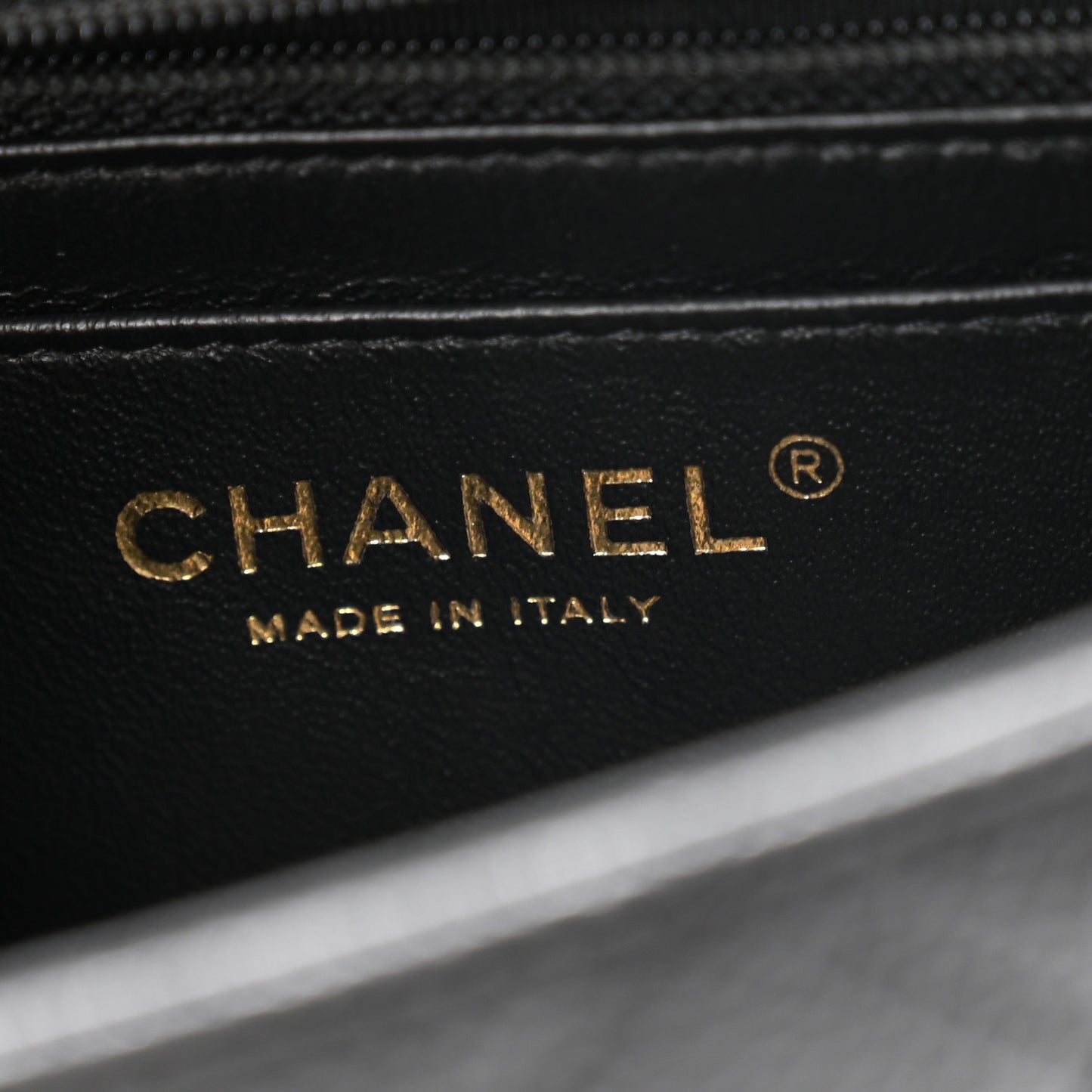 Caviar Quilted Mini Rectangular Flap Black