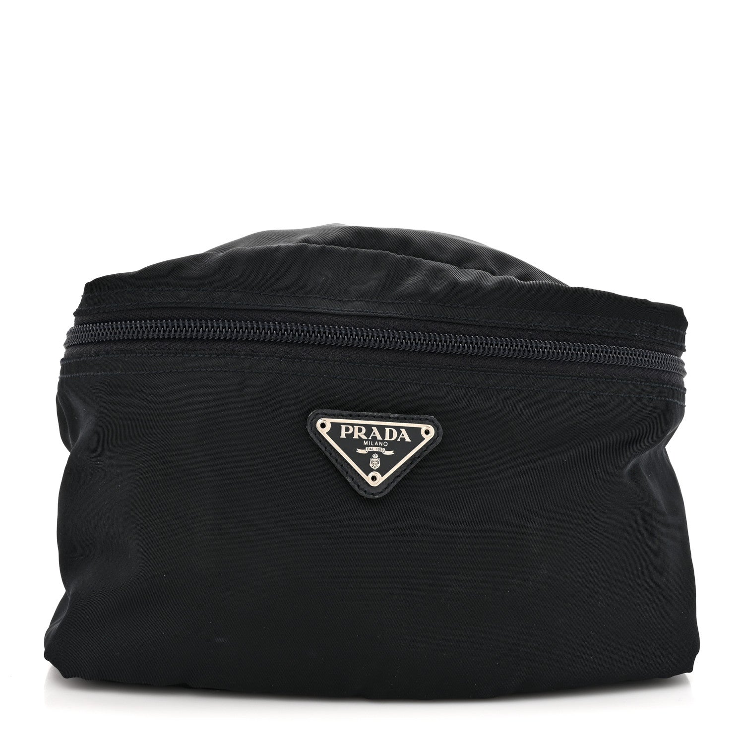 Prada Tessuto Nylon Handle Cosmetic Pouch Black 1 of 8