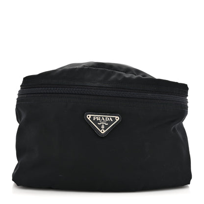 Prada Tessuto Nylon Handle Cosmetic Pouch Black 1 of 8