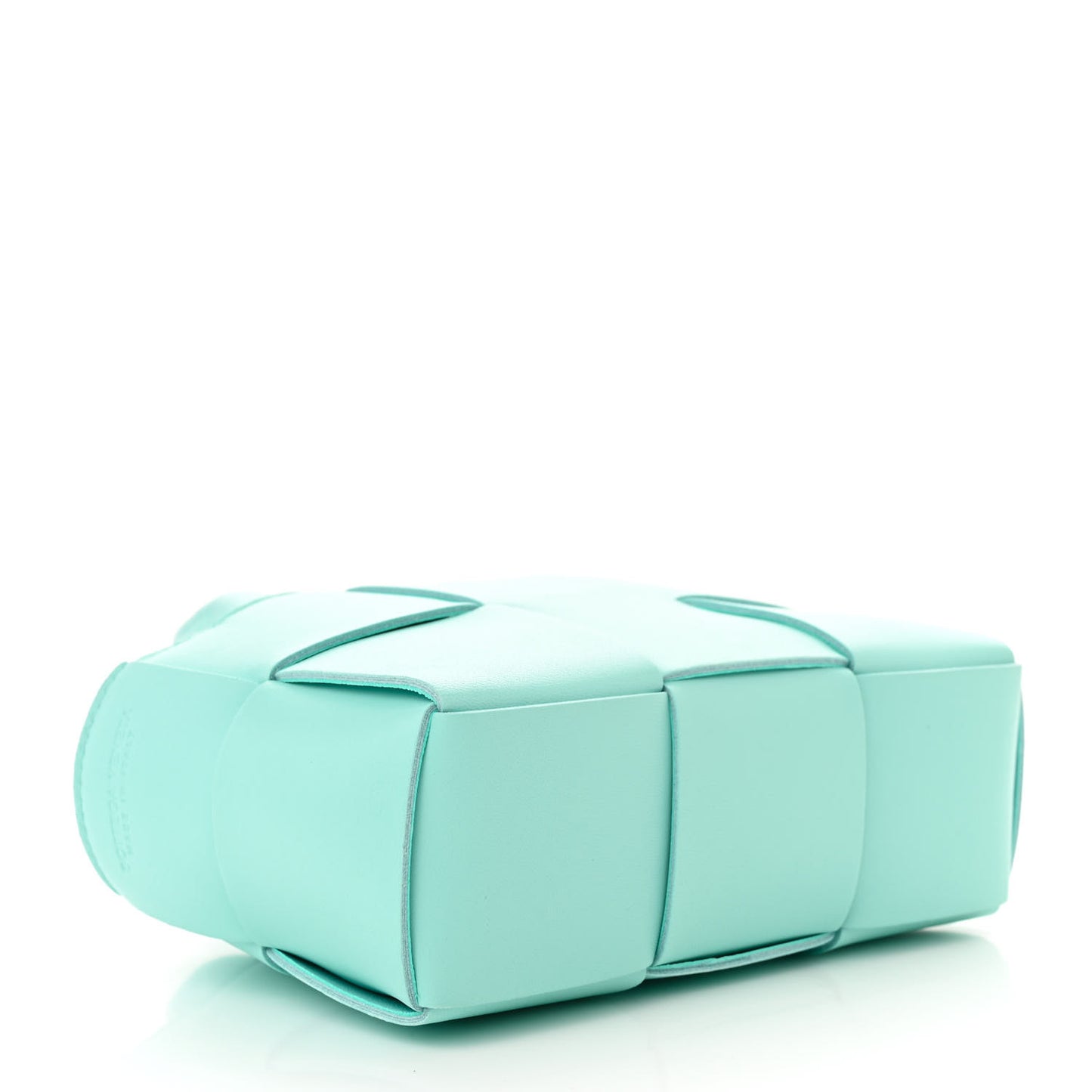 Lambskin Maxi Intreccio Candy Arco Tote Celadon