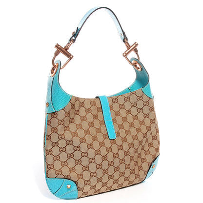 Gucci Monogram Piston Lock Jackie O Hobo 3 of 7
