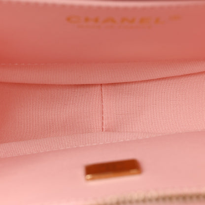 Chanel Lambskin Quilted Large CC In Love Heart Bag Light Pink 5 of 11