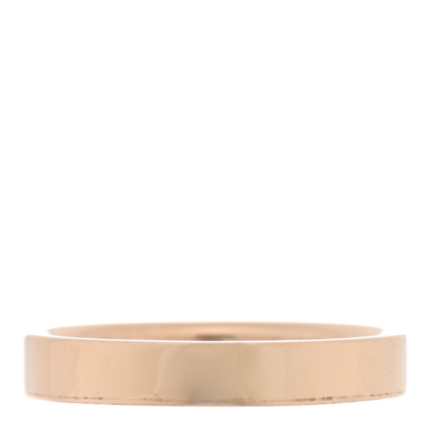 Tiffany 18K Rose Gold Logo Band Ring 48 4.5 3 of 4