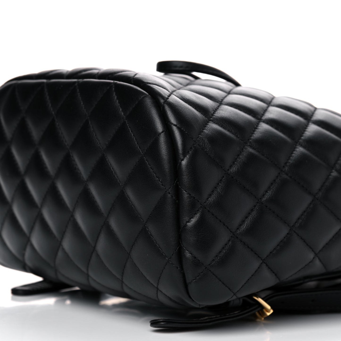 Lambskin Quilted Small Urban Spirit Backpack Black