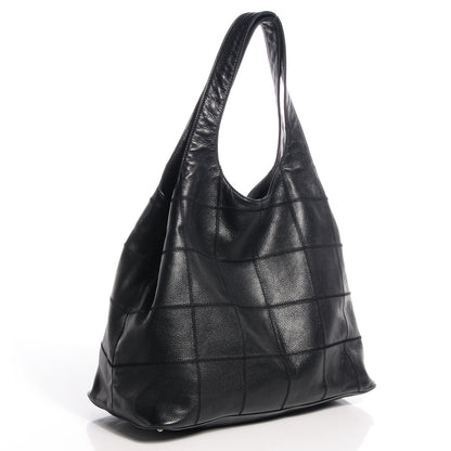 Chanel Square Stitched Large Tassel Hobo Black 3 of 7
