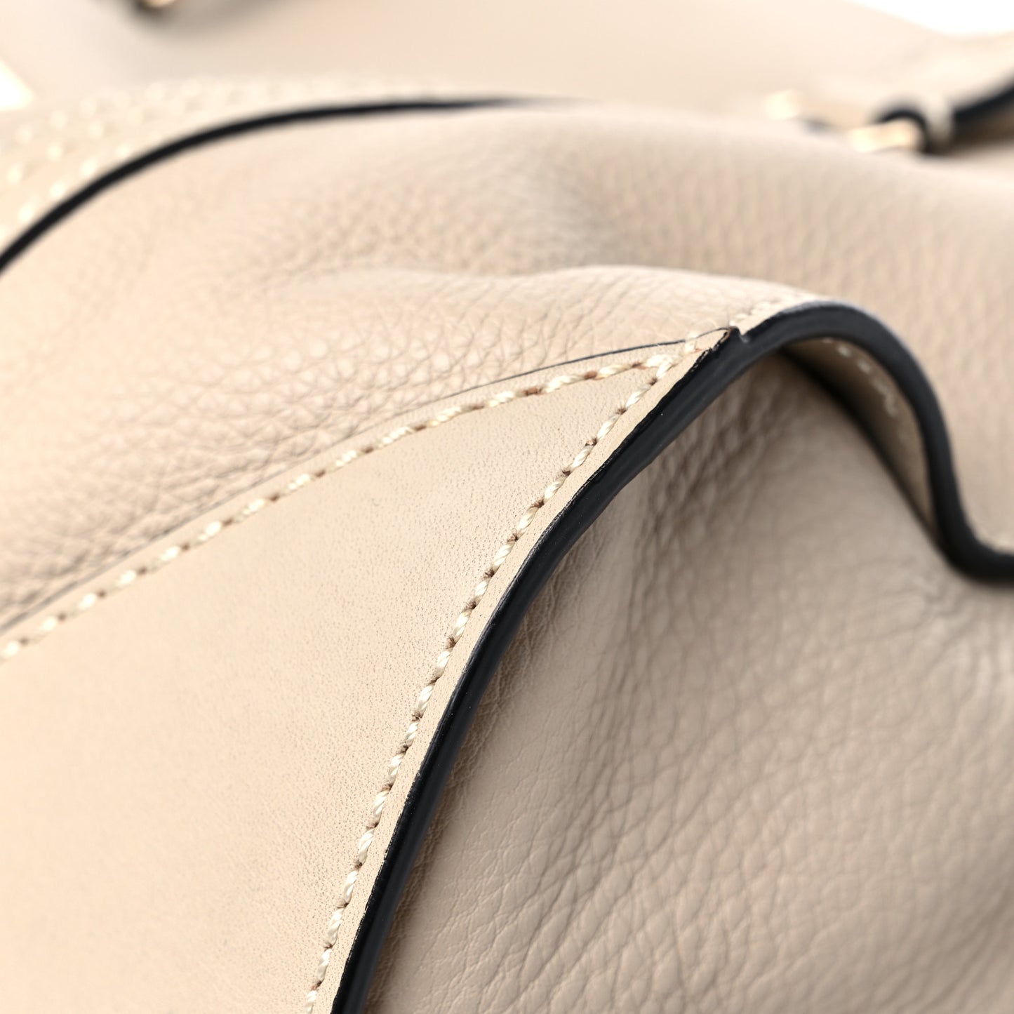 Calfskin Satchel Limestone