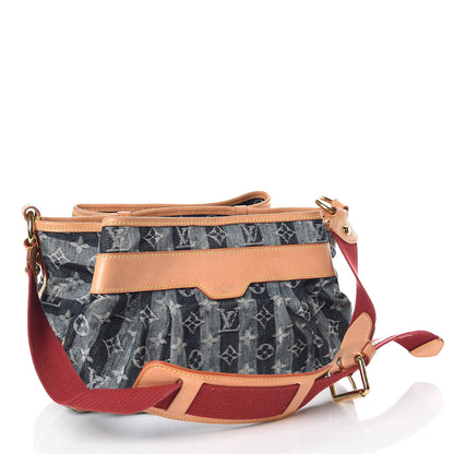 Louis Vuitton Denim Raye Porte Epaule MM 3 of 17