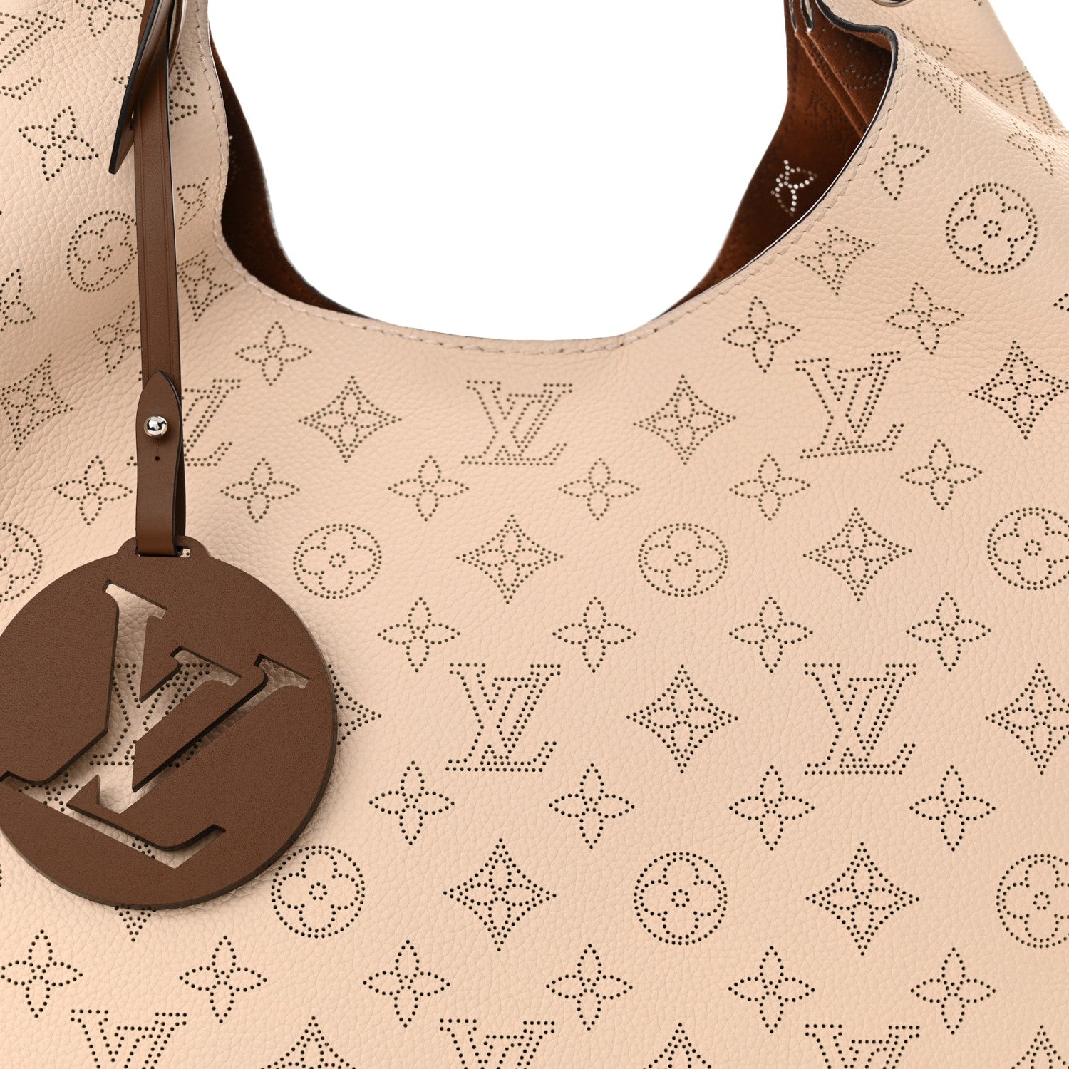 Louis Vuitton Mahina Carmel Hobo Creme 7 of 10