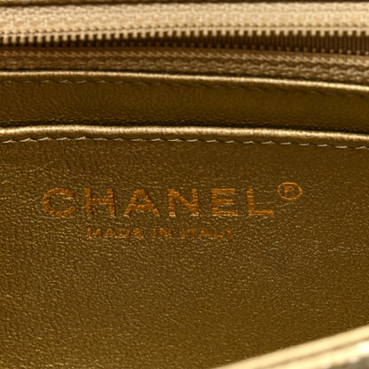 Chanel Metallic Caviar Quilted Mini Rectangular Flap Gold 6 of 10