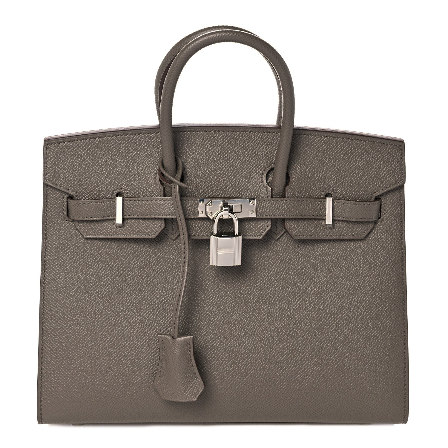 Hermes Epsom Birkin Sellier 25 Etain 1 of 35