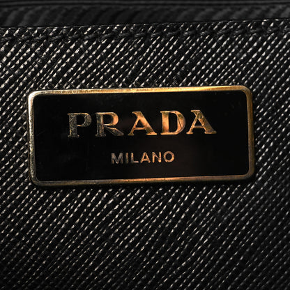 Prada Saffiano Medium Galleria Double Zip Tote Black 6 of 11