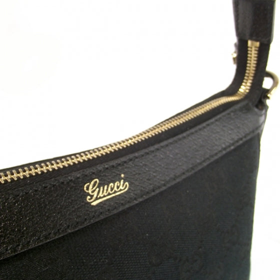Gucci Small Abbey GG Canvas Hobo Black 7 of 11