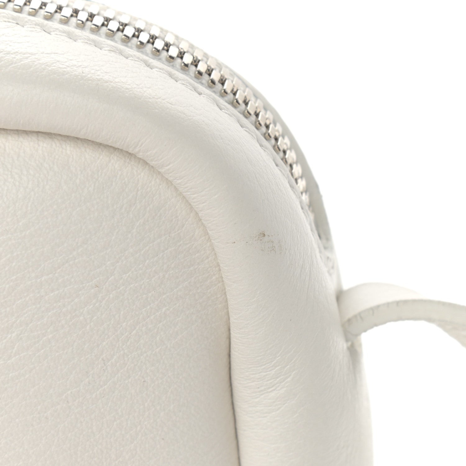 Balenciaga Calfskin Logo S Everyday Camera Bag White 13 of 15