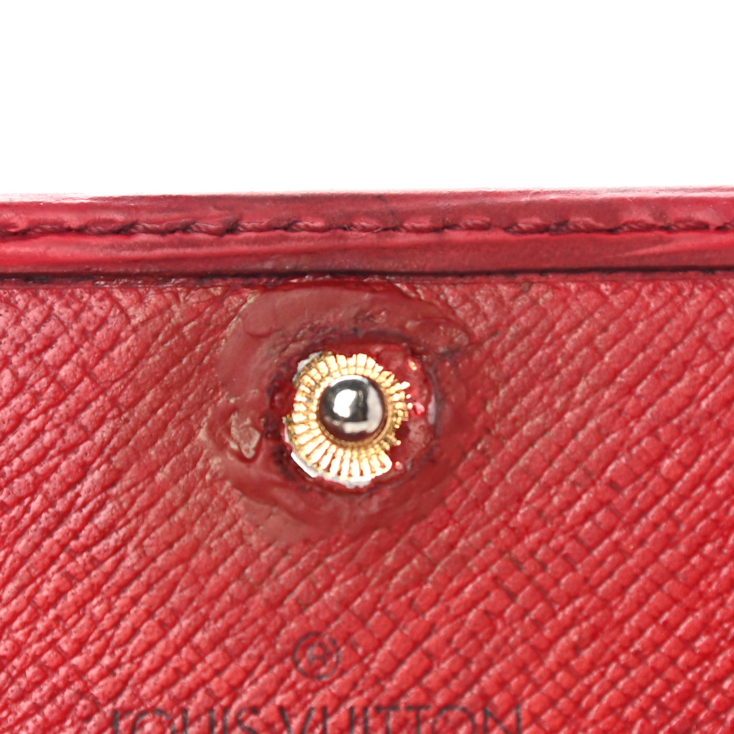 Louis Vuitton Epi Porte-Monnaie Billets Tresor Wallet Castillan Red 16 of 17