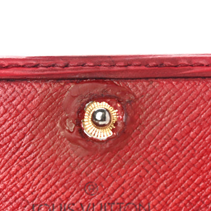 Louis Vuitton Epi Porte-Monnaie Billets Tresor Wallet Castillan Red 16 of 17